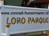 Logo van het Lorro parque.